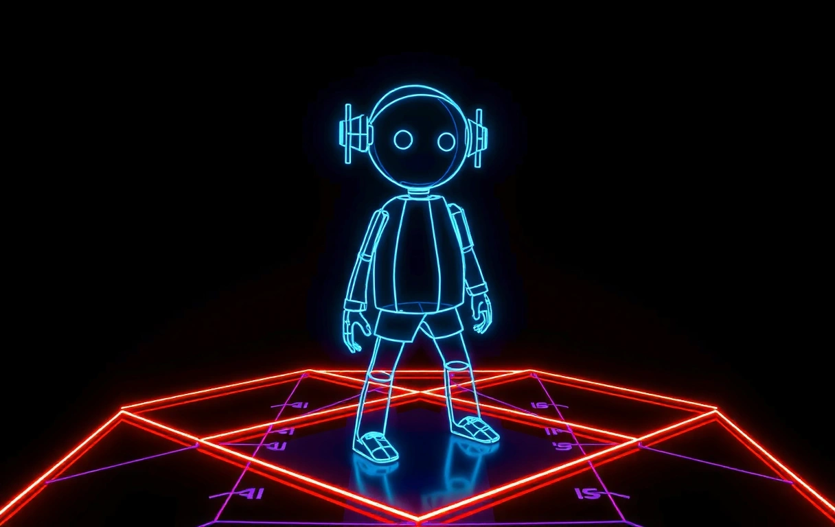 3D model wireframe for cel-shading